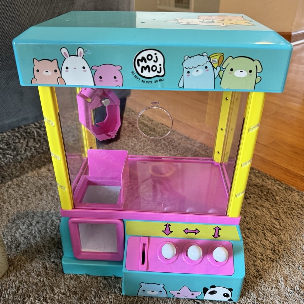 The Original Moj Moj 14" Claw Machine, Glittery Squish Character, Lights, Music